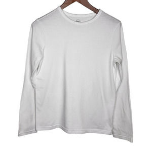 Wonder Nation Long Sleeve White Youth XL